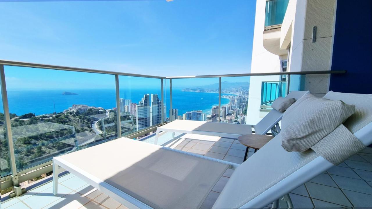 شقة Skyline 31 Terraza Privada Con Vistas Al Mar بينايدورم المظهر الخارجي الصورة