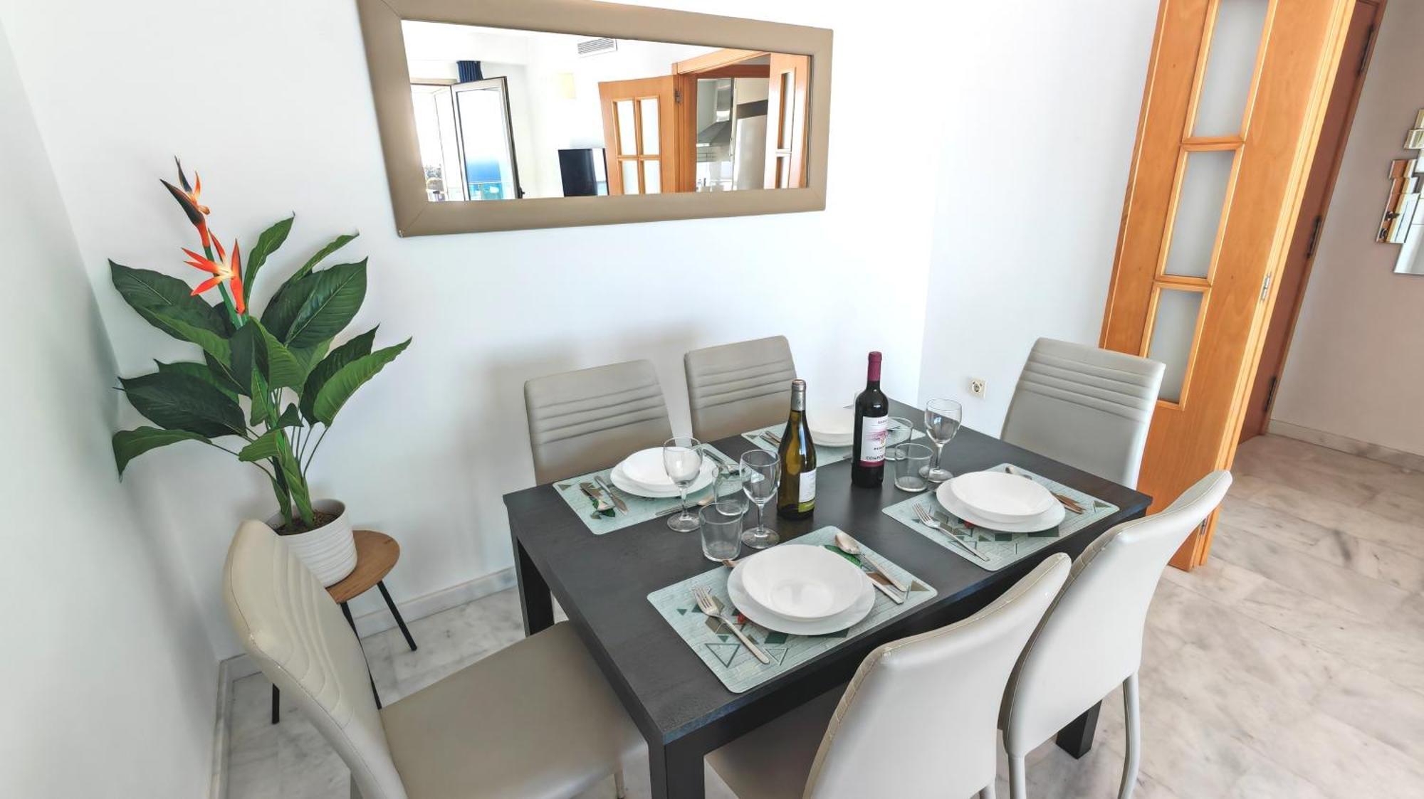 شقة Skyline 31 Terraza Privada Con Vistas Al Mar بينايدورم المظهر الخارجي الصورة